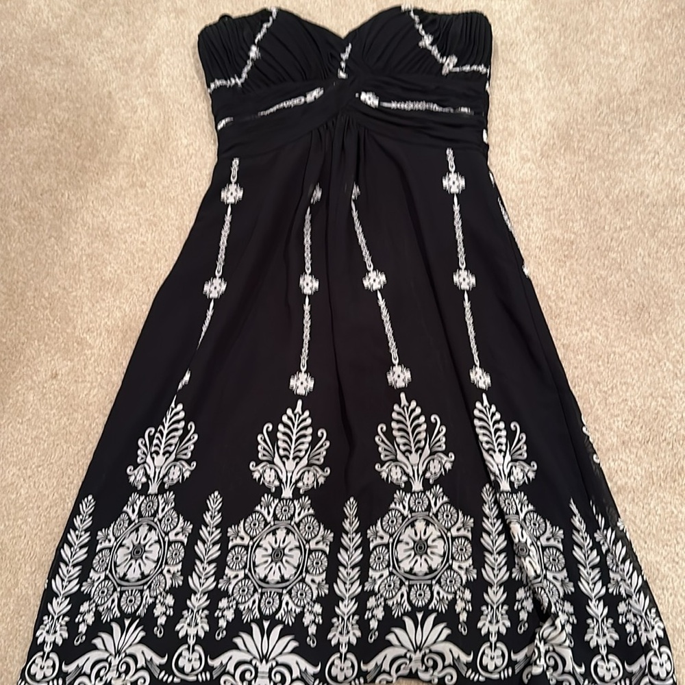 Strapless White House black market dress